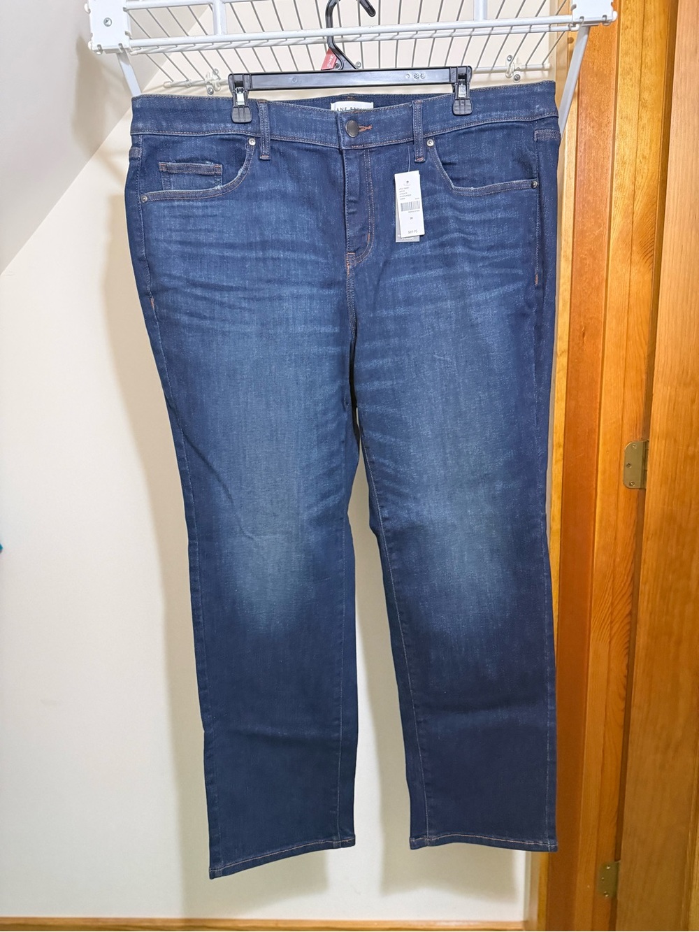 Lane Bryant Signature Fit Straight Leg Jeans Mid-Rise Dark Wash NWT Size 20 - Picture 12 of 14